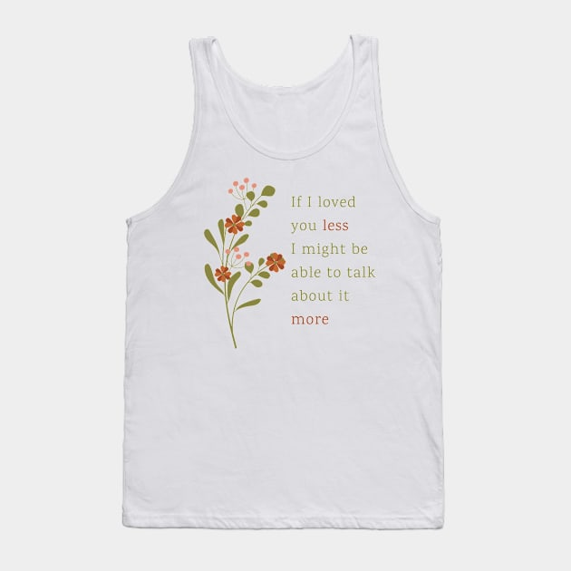 Jane Austen quote Tank Top by misswoodhouse